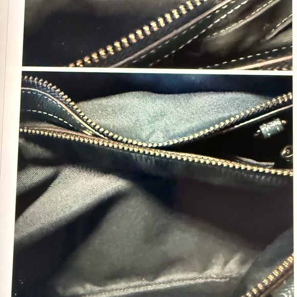 Coach Brown and Teal Satchel - Picture 13 of 17